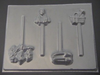 403sp Wizard of Oz Chocolate Candy Lollipop Mold